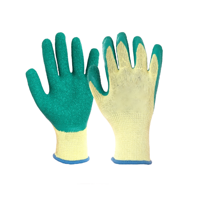 Luva Malha Revest Látex Natur Antidesliz Tamanho 8 CHEMITOOL SAFETY