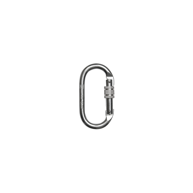 CHEMITOOL 16mm Diâm Galvanized Steel Carabiner