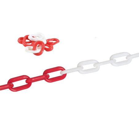 CHEMITOOL SAFETY Signalling Chain PVC 5MM with 2 Links