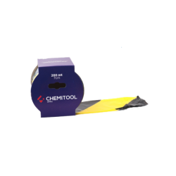 Fita de Sinalização Amarelo/Preto 200 Metros 70MM CHEMITOOL SAFETY