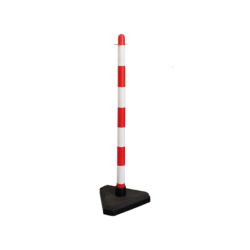 Poste de Sinalização Vermelho e Branco CHEMITOOL SAFETY