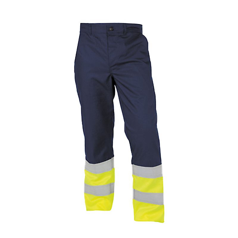CHEMITOOL Trousers Corona Size 38 Yellow and blue navy