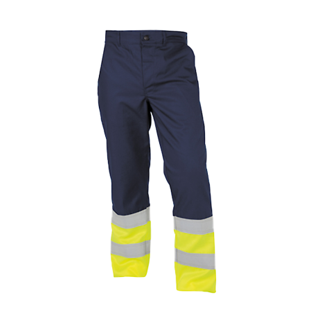 CHEMITOOL Trousers Corona Size 38 Yellow and blue navy