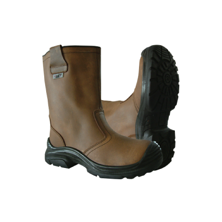 Botas Alta S3 Compósito PU SRC nº 46 Castanha CHEMITOOL SAFETY