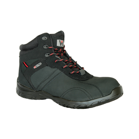Bota Bissau S3 SRC PU/OU Fibra de Vidro N36 CHEMITOOL SAFETY