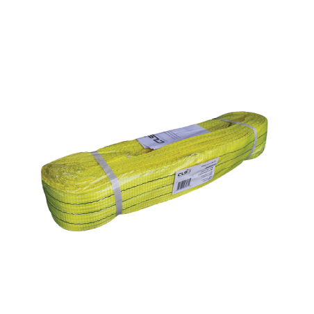 CHEMITOOL SAFETY 100% Polyester Lifting Belt 90mm Yellow 4 METRES