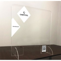 Protetor de Acrilico Para Balcão 750x5mm CHEMITOOL SAFETY