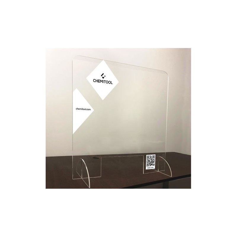 Protetor de Acrilico Para Balcão 750x5mm CHEMITOOL SAFETY