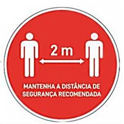 Autocolante de Chão Redondo Ø450MM PT CHEMITOOL SAFETY
