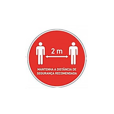 Autocolante de Chão Redondo Ø450MM PT CHEMITOOL SAFETY