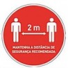 Autocolante de Chão Redondo Ø450MM PT CHEMITOOL SAFETY