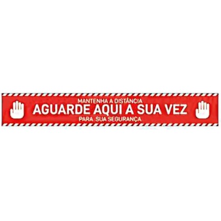 Autocolante de Chão 1000X150MM EM PT CHEMITOOL SAFETY