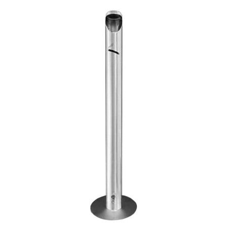 Cinzeiro em Inox em Forma de Poste Cilindrico com Pé CHEMITOOL SAFETY