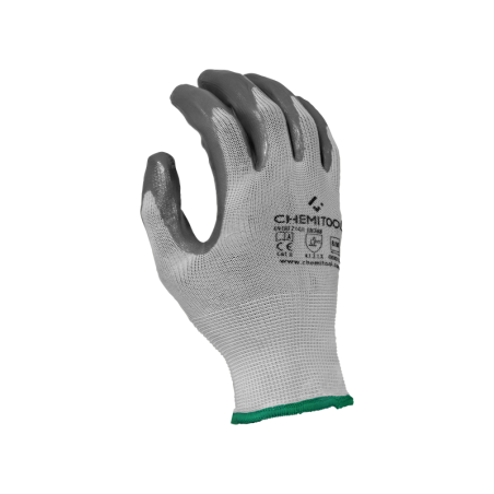 CHEMITOOL SAFETY Nitrile Coated Polyester Glove REF:9
