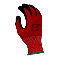 Luva Poliéster Revestida a Látex GRIP REF:11 CHEMITOOL SAFETY
