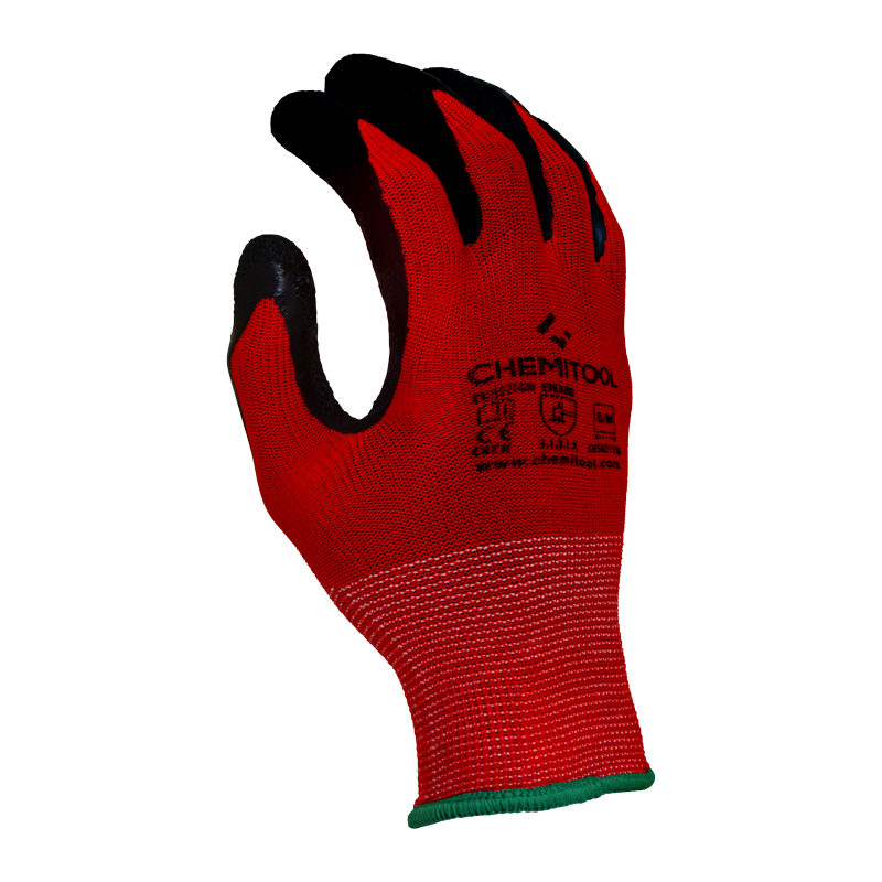 Luva Poliéster Revestida a Látex GRIP REF:11 CHEMITOOL SAFETY Luva Poliéster Revestida a Látex GRIP REF:11 CHEMITOOL SAFETY