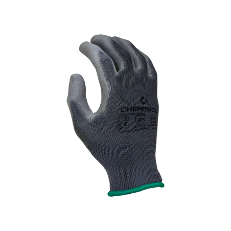 CHEMITOOL SAFETY PU Coated Polyester Sensi-Touch Glove REF:11