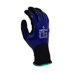 Luva Poliéster com Revestimento Duplo de Nitrilo 10/xL CHEMITOOL SAFETY