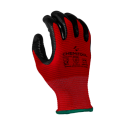 Luva GRIP de Poliester Revestida a Nitrilo REF:7 CHEMITOOL SAFETY