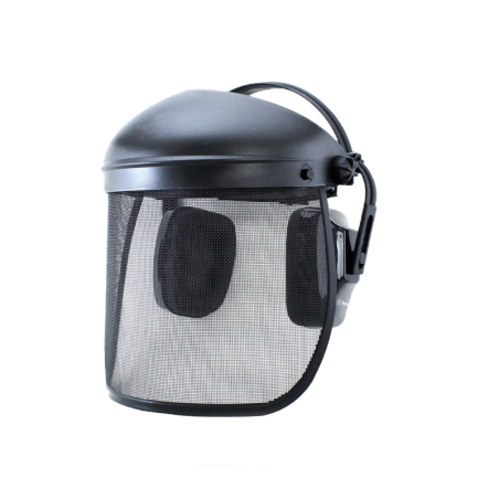 CHEMITOOL SAFETY Metal Mesh Visor + Headset