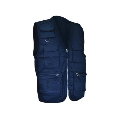 CHEMITOOL Polyester/cotton Vest Zip Fastening