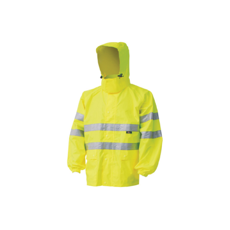 Chaqueta Impermeable de Alta Visibilidad CHEMITOOL