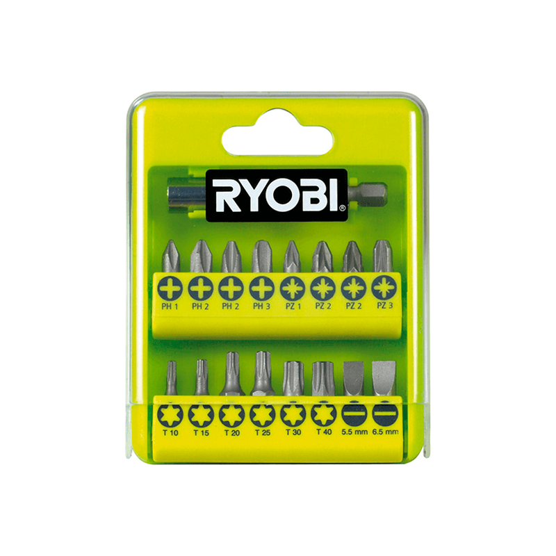 Kit De 17 Puntas Para Atornillar RYOBI Kit De 17 Puntas Para Atornillar RYOBI