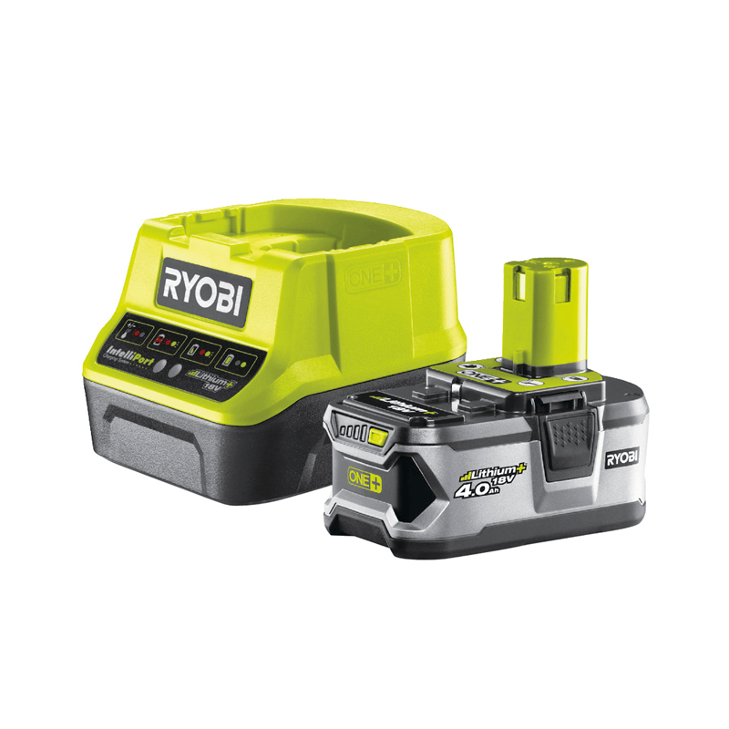 Conjunto Carregador Rápido 2,0Ah + 1 Bateria Lithium+ 18V - 4,0 Ah One+ RYOBI