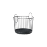 Cesta 40,6x41,1cm Negro - INU