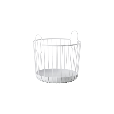 Basket 40,6x41,1cm Soft Grey - INU