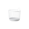 Basket 40,6x41,1cm Soft Grey - INU