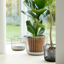 Cesta 40,6x41,1cm Gris Claro - INU