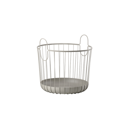 Cesta 40,6x41,1cm Taupe - INU