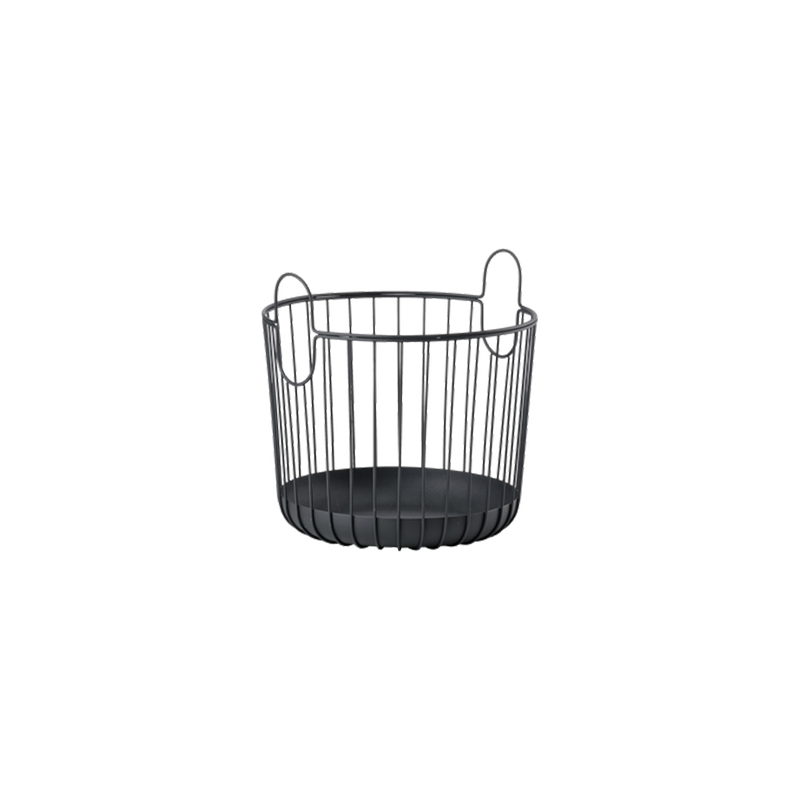 Basket 30x30,5cm Black - INU Basket 30x30,5cm Black - INU