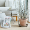 Basket 30x30,5cm Soft Grey - INU