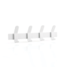 Cabide com 4 Ganchos Branco - A-Rack