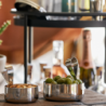 TAÇA PARA APERITIVOS COM COLHER GRANDE