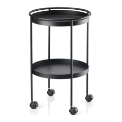 Bar Trolley Black - Rocks