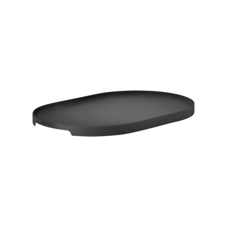 Oval Tray 23cm Black - Singles