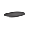 Oval Tray 23cm Black - Singles