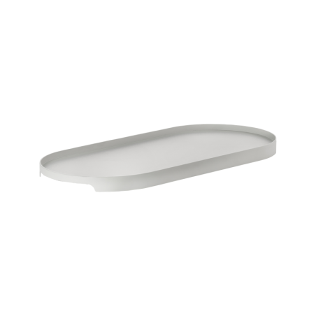 Oval Tray 16cm Grey - Singles