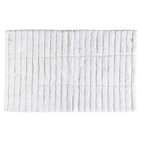 Bath Mat 50x80cm White - Tiles
