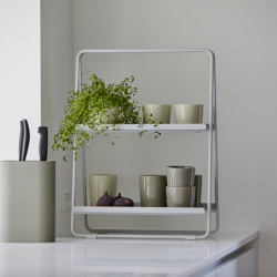Shelving Unit 58cm Soft Grey - A-Table