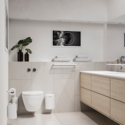 Towel Rail 70x7,5cm White - Rim