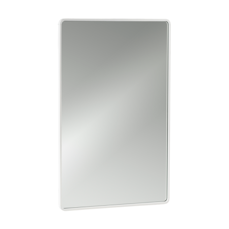 Espelho de Parede 70x44cm Branco - Rim