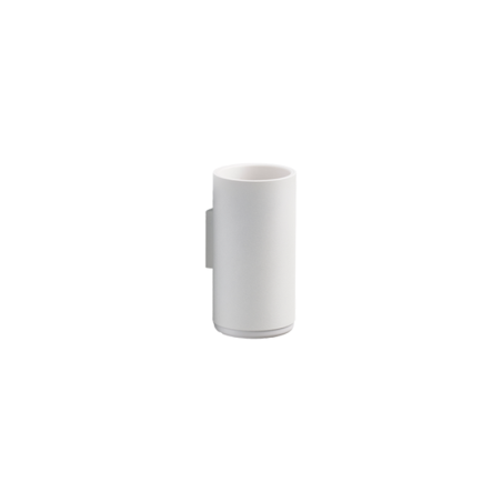 Toothbrush Mug for Wall White - Rim