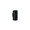 Toothbrush Mug for Wall Black - Rim