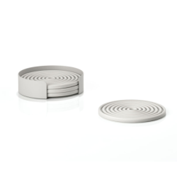 BASES PARA COPOS (X4) ROCKS CINZENTO CLA