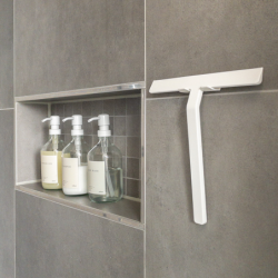 Limpa-Vidros com Suporte 22cm Branco - Rim
