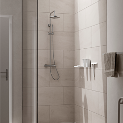 Limpa-Vidros com Suporte 30cm Branco - Rim